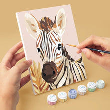 Load image into Gallery viewer, Mini Paint by numbers 15x20cm (6 pieces) - Wildlife Portraits 3