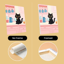 Load image into Gallery viewer, Mini Paint by numbers 15x20cm (6 pieces) - Kitty at Home