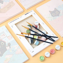 Load image into Gallery viewer, Mini Paint by numbers 15x20cm (6 pieces) - Playful Kitty
