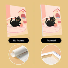Load image into Gallery viewer, Mini Paint by numbers 15x20cm (6 pieces) - Playful Kitty