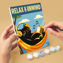 Load image into Gallery viewer, Mini Paint by numbers 15x20cm (6 pieces) - Purrfect Days