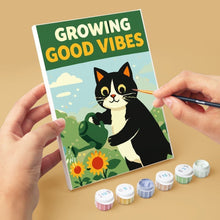 Load image into Gallery viewer, Mini Paint by numbers 15x20cm (6 pieces) - Good Times Cats