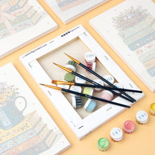 Load image into Gallery viewer, Mini Paint by numbers 15x20cm (6 pieces) - Petals and Pages
