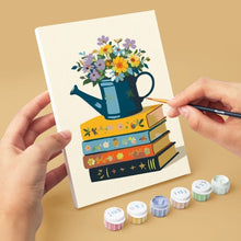 Load image into Gallery viewer, Mini Paint by numbers 15x20cm (6 pieces) - Petals and Pages
