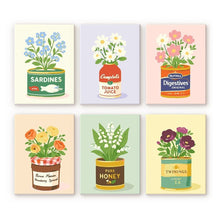 Load image into Gallery viewer, Mini Paint by numbers 15x20cm (6 pieces) - Blooming Pantry Figured'Art