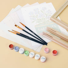 Load image into Gallery viewer, Mini Paint by numbers 15x20cm (6 pieces) - Blooming Pantry