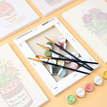Load image into Gallery viewer, Mini Paint by numbers 15x20cm (6 pieces) - Blooming Pantry