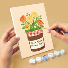 Load image into Gallery viewer, Mini Paint by numbers 15x20cm (6 pieces) - Blooming Pantry