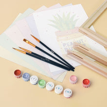 Load image into Gallery viewer, Mini Paint by numbers 15x20cm (6 pieces) - Jar Garden