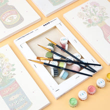 Load image into Gallery viewer, Mini Paint by numbers 15x20cm (6 pieces) - Blooming Bottles