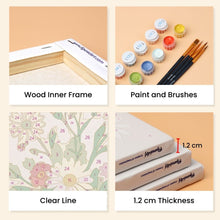 Load image into Gallery viewer, Mini Paint by numbers 15x20cm (6 pieces) - Blooming Bottles