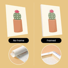 Load image into Gallery viewer, Mini Paint by numbers 15x20cm (6 pieces) - Cute Cactus Collection 1