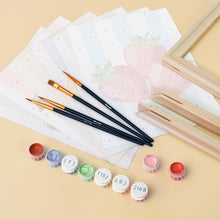 Load image into Gallery viewer, Mini Paint by numbers 15x20cm (6 pieces) - Sunny Fruit Set