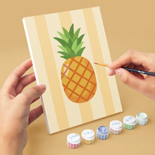 Load image into Gallery viewer, Mini Paint by numbers 15x20cm (6 pieces) - Sunny Fruit Set
