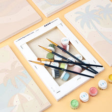 Load image into Gallery viewer, Mini Paint by numbers 15x20cm (6 pieces) - Retro Summer Vibes