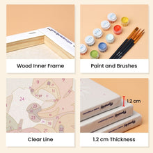 Load image into Gallery viewer, Mini Paint by numbers 15x20cm (6 pieces) - Woodland Autumn