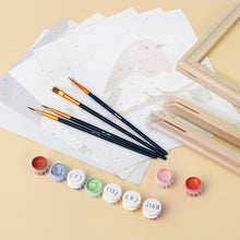 Load image into Gallery viewer, Mini Paint by numbers 15x20cm (6 pieces) - Winter Hygge