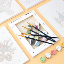 Load image into Gallery viewer, Mini Paint by numbers 15x20cm (6 pieces) - Winter Hygge