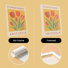 Load image into Gallery viewer, Mini Paint by numbers 15x20cm (6 pieces) - Flower Market 1