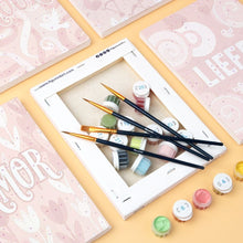 Load image into Gallery viewer, Mini Paint by numbers 15x20cm (6 pieces) - Sweet Hearts