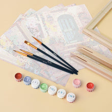 Load image into Gallery viewer, Mini Paint by numbers 15x20cm (6 pieces) - Blooming Doorways