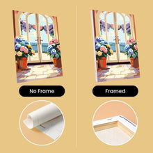 Load image into Gallery viewer, Mini Paint by numbers 15x20cm (6 pieces) - Blooming Doorways