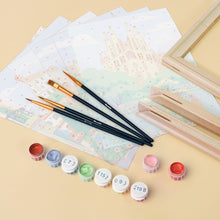 Load image into Gallery viewer, Mini Paint by numbers 15x20cm (6 pieces) - European Landmarks