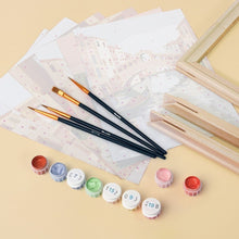 Load image into Gallery viewer, Mini Paint by numbers 15x20cm (6 pieces) - Italian Countryside