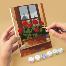 Load image into Gallery viewer, Mini Paint by numbers 15x20cm (6 pieces) - Italian Countryside
