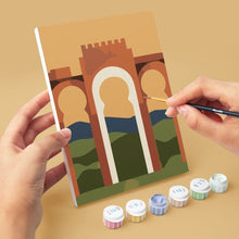 Load image into Gallery viewer, Mini Paint by numbers 15x20cm (6 pieces) - Andalusian Dreams