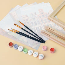 Load image into Gallery viewer, Mini Paint by numbers 15x20cm (6 pieces) - Holland in Bloom