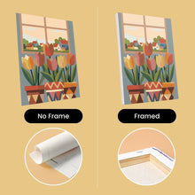 Load image into Gallery viewer, Mini Paint by numbers 15x20cm (6 pieces) - Holland in Bloom