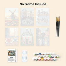 Load image into Gallery viewer, Mini Paint by numbers 15x20cm (6 pieces) - Dutch Traditions