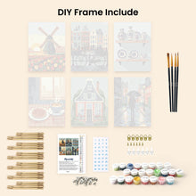 Load image into Gallery viewer, Mini Paint by numbers 15x20cm (6 pieces) - Dutch Traditions