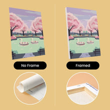 Load image into Gallery viewer, Mini Paint by numbers 15x20cm (6 pieces) - Tokyo Springtime