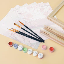 Load image into Gallery viewer, Mini Paint by numbers 15x20cm (6 pieces) - Spirit of Japan