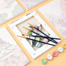 Load image into Gallery viewer, Mini Paint by numbers 15x20cm (6 pieces) - Spirit of Japan
