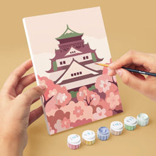 Load image into Gallery viewer, Mini Paint by numbers 15x20cm (6 pieces) - Spirit of Japan