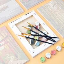 Load image into Gallery viewer, Mini Paint by numbers 15x20cm (6 pieces) - Serene Japan