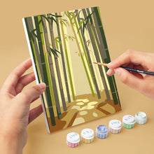 Load image into Gallery viewer, Mini Paint by numbers 15x20cm (6 pieces) - Zen Landscapes