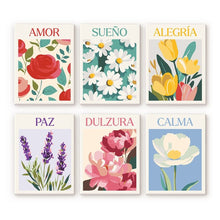 Load image into Gallery viewer, Mini Paint by numbers 15x20cm (6 pieces) - Blooming Emotions 3 Figured'Art