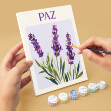 Load image into Gallery viewer, Mini Paint by numbers 15x20cm (6 pieces) - Blooming Emotions 3