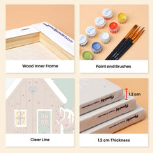 Load image into Gallery viewer, Mini Paint by numbers 15x20cm (6 pieces) - Christmas in Europe