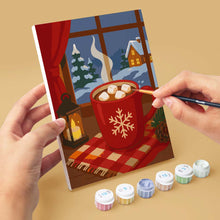 Load image into Gallery viewer, Mini Paint by numbers 15x20cm (6 pieces) - Christmas Memories