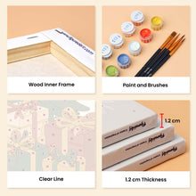 Load image into Gallery viewer, Mini Paint by numbers 15x20cm (6 pieces) - Festive Winter Moments