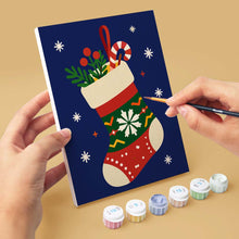 Load image into Gallery viewer, Mini Paint by numbers 15x20cm (6 pieces) - Festive Winter Favorites