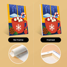 Load image into Gallery viewer, Mini Paint by numbers 15x20cm (6 pieces) - Festive Winter Favorites