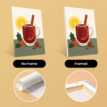 Load image into Gallery viewer, Mini Paint by numbers 15x20cm (6 pieces) - Cozy Winter Drinks