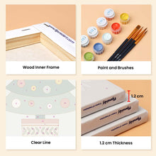 Load image into Gallery viewer, Mini Paint by numbers 15x20cm (6 pieces) - Christmas Ornament Collection