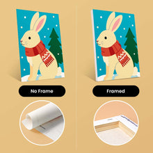 Load image into Gallery viewer, Mini Paint by numbers 15x20cm (6 pieces) - Winter Wildlife